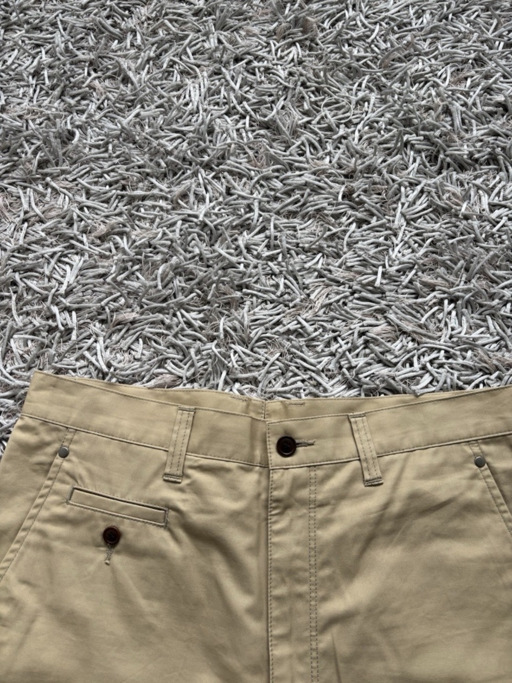 Junya Watanabe COMME DES GARCON MAN Short Beige Sz XL - Picture 2 of 7